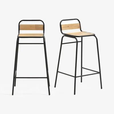 La Redoute Set of 2 Hiba High Garden Chairs