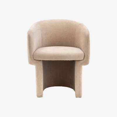 La Redoute Harlow Sculptural Velvet Dining Chair