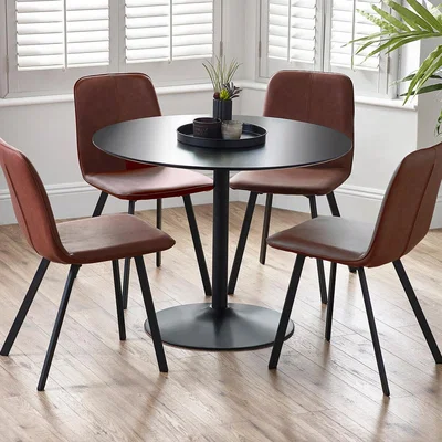 La Redoute Laurence Leather Chairs (Set of 2)