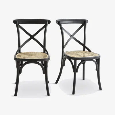 La Redoute Set of 2 Cedak Wood Chairs