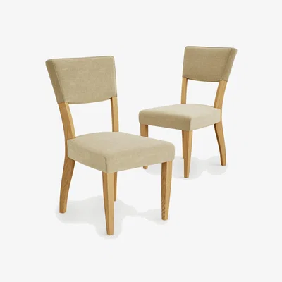 Marks & Spencer M&S Collection Set of 2 Riley Oak Dining Chairs - Natural, Natural