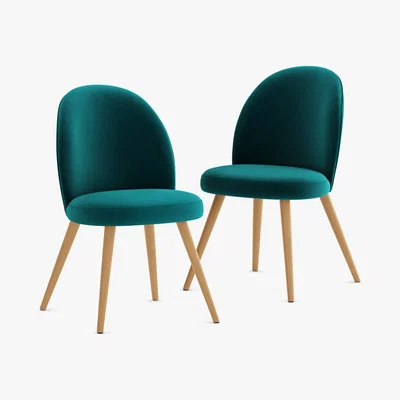 Marks & Spencer Set of 2 Velvet Dining Chairs