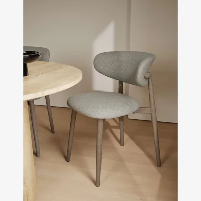 Marks & Spencer Gallery Direct Set of 2 Arc Dining Chairs Grey