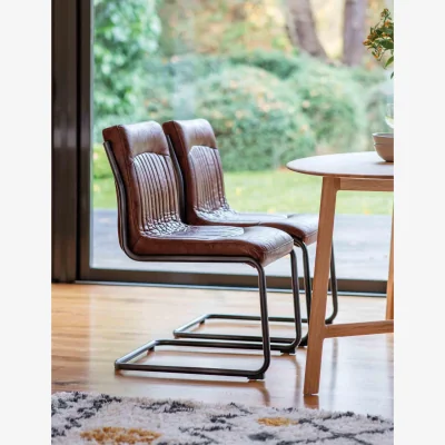 Marks & Spencer Gallery Direct Capri Leather Chair Dark Brown