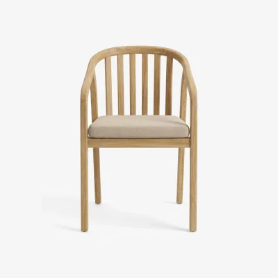 Marks & Spencer Royalcraft Riven 4 Garden Dining Chairs Natural