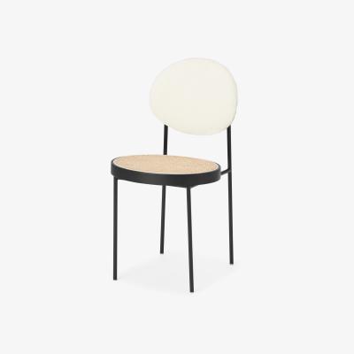 Made.com Rumana Dining Chair, Cane & Whitewash Boucle