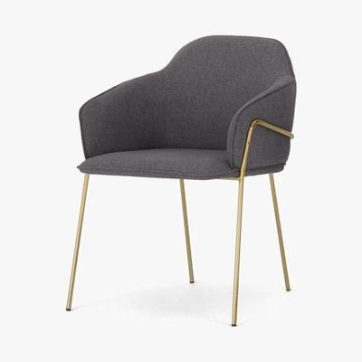 Made.com Stanley - Stanley Frame Carver Dining chair, Nimbus Grey