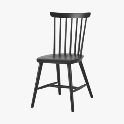 Made.com Deauville Set of 2 Dining Chairs, Charcoal Black