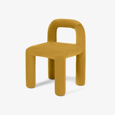 Made.com Cyla Dining Chair, Vintage Ochre Recycled Velvet