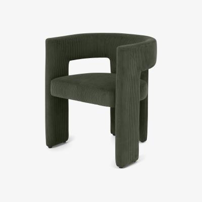 Made.com Kalaspel Dining Chair, Sage Corduroy Velvet