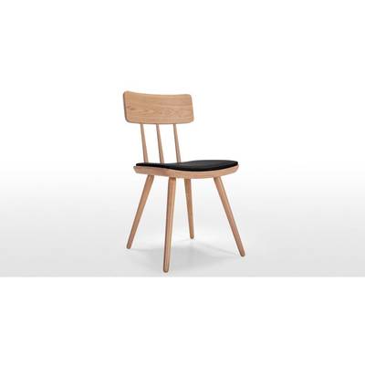 Made.com Kitson - Set of 2 Kitson Dining Chairs, Natural Ash and Black