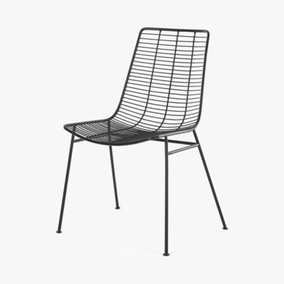 Made.com Set of 2 Marvel Dining Chairs, Black