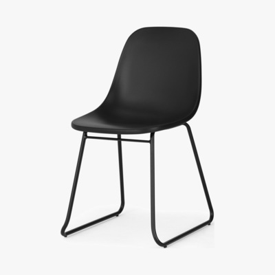 Made.com Duggie Set of 2 Dining Chairs, Black