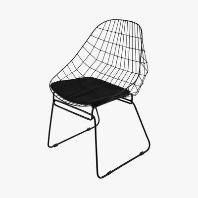 Maisons du Monde ORSAY - Metal chair in black