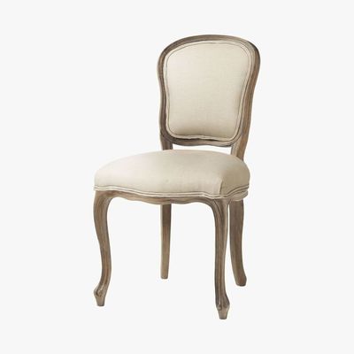 Maisons du Monde VERSAILLES - Beige Linen Chair