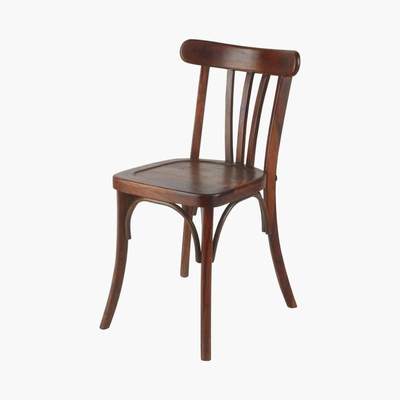 Maisons du Monde Professional solid sheesham wood chairs (x2) Brasserie Business