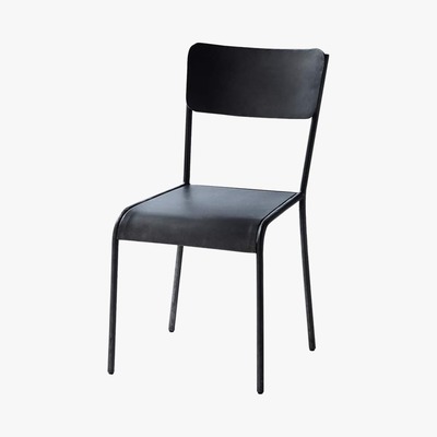 Maisons du Monde EDISON - Metal industrial chair in black