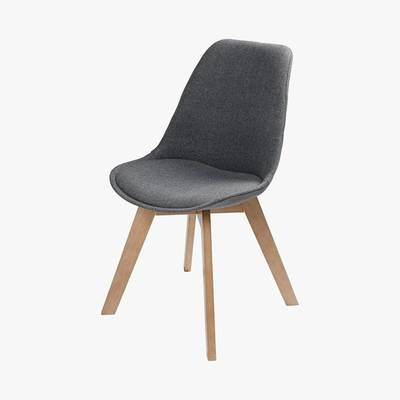 Maisons du Monde ICE - Grey Marl Scandinavian Chair