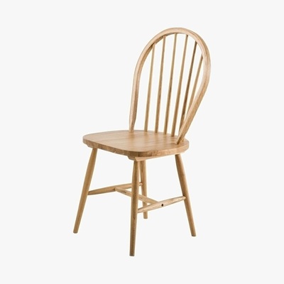 Maisons du Monde ALBA - Rubber Wood Vintage Chair