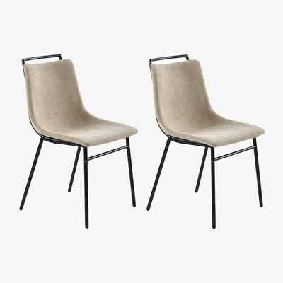 My Furniture Set of 2 Kai Dining Chairs – Sable