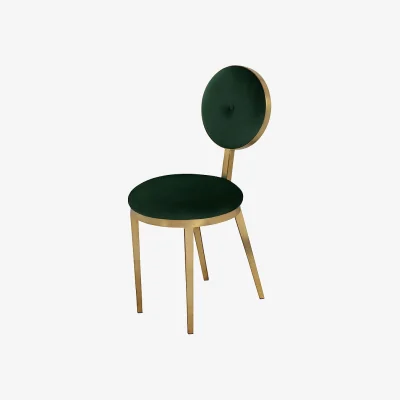 My Furniture Wexler Dining Chair  Dove Grey -Silver Base
