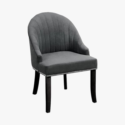 My Furniture Kariss Smoke Grey Upholstered Chair