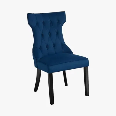 My Furniture Venice chair with decorative lion handle - Ink Blue