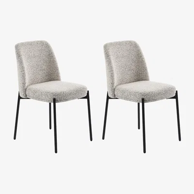 My Furniture Set of 2 Isla Dining Chairs – Birch 