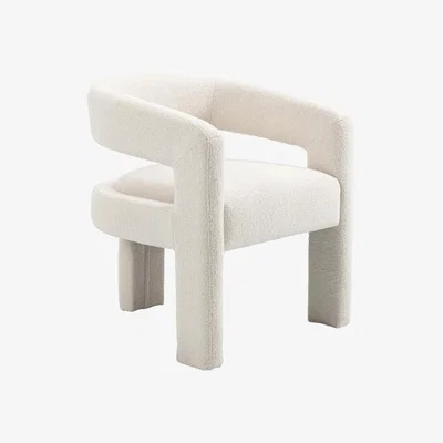 My Furniture Santini Dining Chair – Ivory Borg