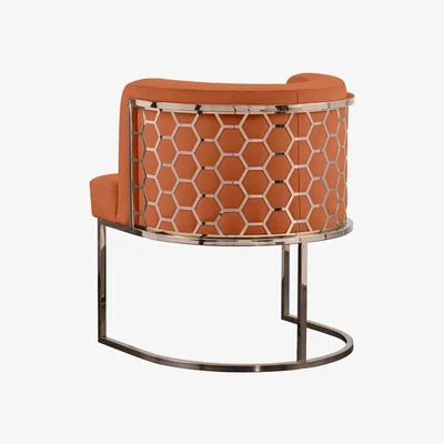 My Furniture Alveare Dining chair Copper - Orange
