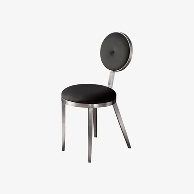 My Furniture Ravello Dining Chair Silver - Black