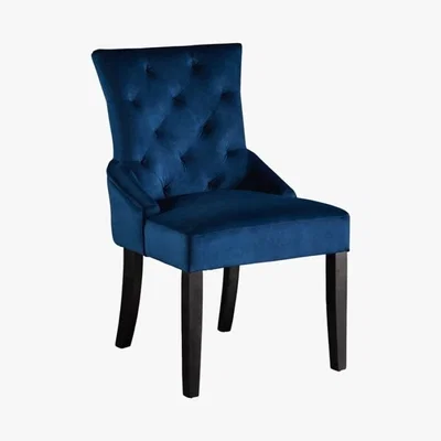 My Furniture Torino Ink Blue Scoop Back Dining chair