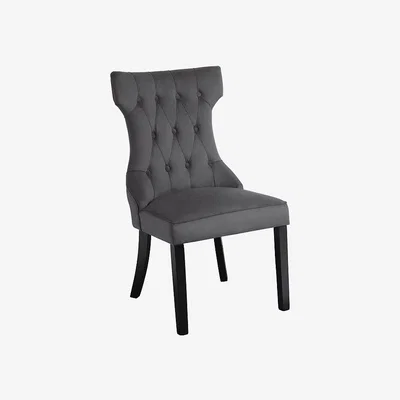 My Furniture Venice chair with decorative lion handle - Storm Grey