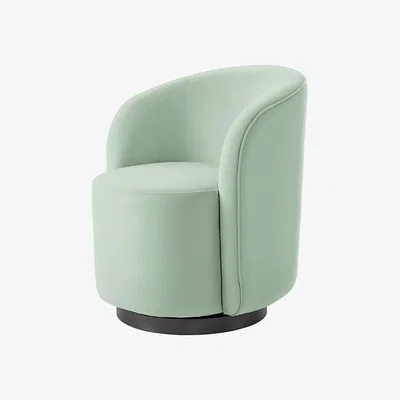 My Furniture West End Swivel  Dining Chair - Jade - Black Base
