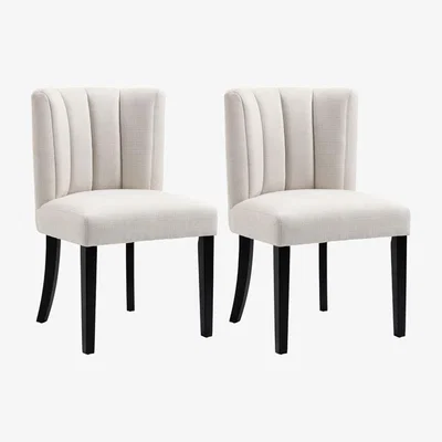 My Furniture Set of 2 Hatfield Dining Chairs - Calico