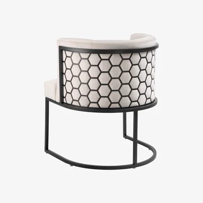 My Furniture Alveare Dining Chair Black – Chalk