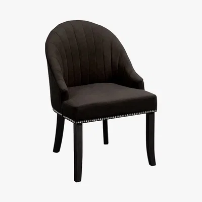 My Furniture Kariss Black Upholstered Chair