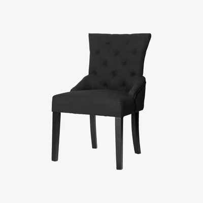 My Furniture 2 x Torino Black Dining Chairs