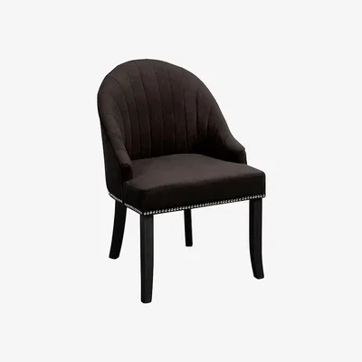 My Furniture Kariss Black Upholstered Chair