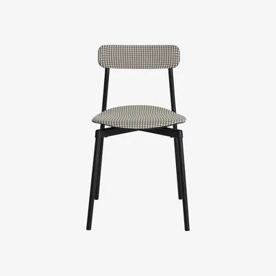 Made in Design Fromme Soft Stacking chair - / Fabric by Petite Friture White/Beige