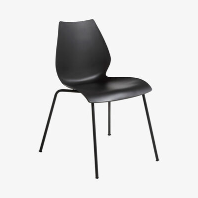 Made in Design Maui Stacking chair - / Plastic by Kartell Black