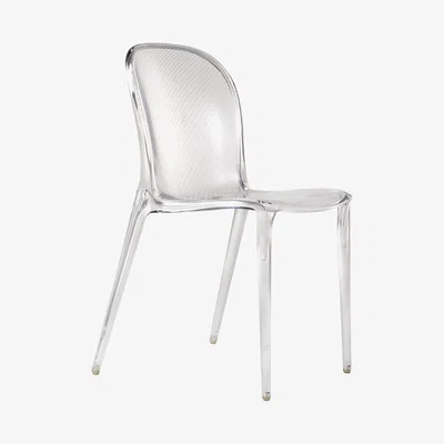Made in Design Thalya Stacking chair - transparent / Polycarbonate by Kartell Transparent