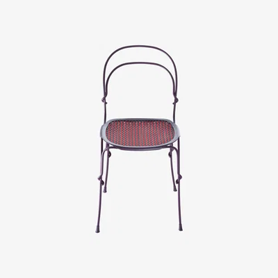 Made in Design Vigna Stacking chair - Metal & plastic seat by Magis Purple