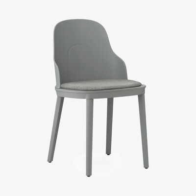 Made in Design Allez INDOOR Chair - / Fabric seat by Normann Copenhagen Grey