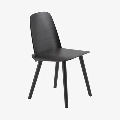 Made in Design Nerd Chair - / Wood by Muuto Black