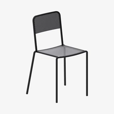 Made in Design Ginger Stacking chair - / Micaceous grey by Zeus Grey