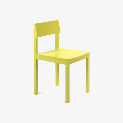 Made in Design Silent Chair - / Wood by valerie objects Yellow