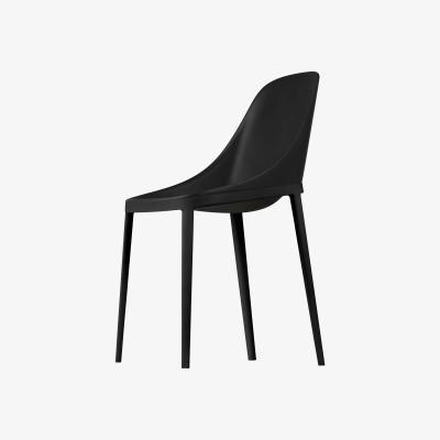 Made in Design Elle Chair - Polyuréthane seat & metal legs by Alias Black