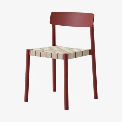 Made in Design Betty TK1 Stacking chair by &tradition Red
