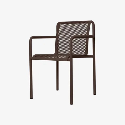 Made in Design Dapple Dining chair metal brown / Drilling machine - Ferm Living